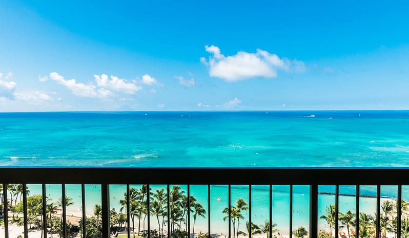 Aston Waikiki Beach Tower - One Bedroom Ocean View Balcony